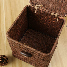 Cube Tissue Box Cover Woven Square Tissue Box