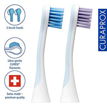 Curaprox Hydrosonic Pro Brush Head ?Power?, 2 Pieces - Curaprox Electric Toothbrush Heads/Replacement Toothbrush Heads - 2 Pack