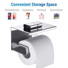 CZHONG-Toilet Tissue Holder Roll Papers Stand Dispensers Wall Mounted Silver