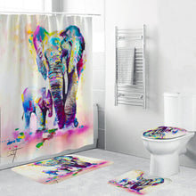 (D) 3D Shower Curtain Digital Printing Waterproof Polyester for Bathroom