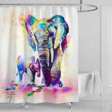 (D) 3D Shower Curtain Digital Printing Waterproof Polyester for Bathroom