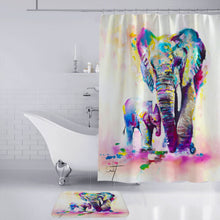 (D) 3D Shower Curtain Digital Printing Waterproof Polyester for Bathroom