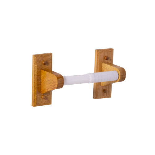 Design House 561209 Dalton Wall-Mounted Toilet Paper Holder, Honey Oak