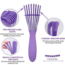 Detangling Brush,2 PCS Detangler Brush EZ Detangling Hair Brush Hairbrush Detangling Comb for Afro Textured 3A to 4C Kinky Wavy Curly Wet Dr