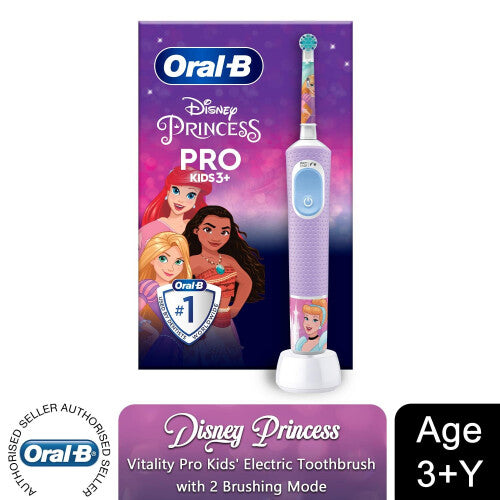 (Disney Princess) Oral-B Vitality Pro Kids Electric Toothbrush, 3+Y