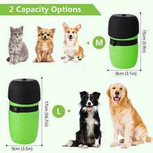 Dog Water Bottle 650ml, Portable Puppy Drinking Bottles Leak Proof Pet Travel Bottle, Lightweight Water Dispenser Bowl for Outdoor Walks Trips Hikes