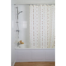 Dotty Textile Shower Curtain,1800 x 1800mm