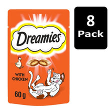 DREAMIES Cat Treats With Chicken 8x60g