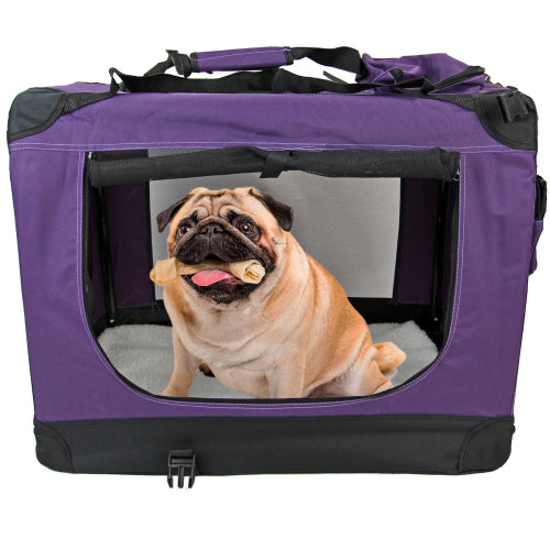 Easipet Fabric Pet Carrier Purple Large 67150