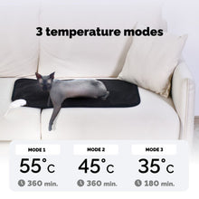 EcoSapiens Mimi Hot Heat Blanket for dogs and Cats 50 x 80 cm black