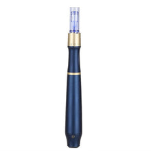 Electric Micro-needle Pen Face Serum Import Skin Rejuvenation Beauty Machine Blue110-240v Us Plug