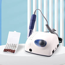 Electric Nail Manicure Machine Nail Drill Machine Professional 35000 RPM Nails Gel Nails Manicure Pedicure Polishing Machine 204+102L-2.35mm Nail File