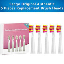 Electric Toothbrush Heads 5pc Compatible for Fairywill Fairywell Fairy Will D7/D8/FW507/FW508/FW551/917/959/2011/Seago E9 SG-507