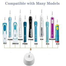 Electric Toothbrush Replacement Charger for Oral B, UK 3 Pin Plug Toothbrush Charger, UK Inductive Electric Toothbrush Charger Base Compatible with