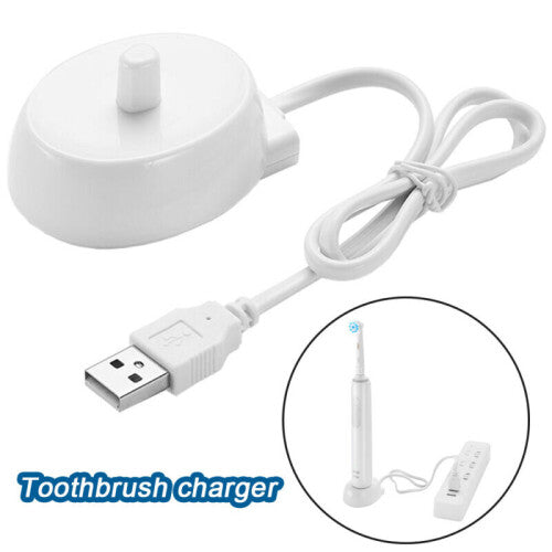 Electric Toothbrush Replacement Charger, Safe & Compatible with Most Tooth Brush Charger, Waterproof and Portable Induction Charger Base for Travel