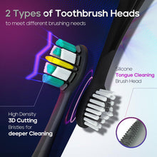 Electric toothbrush with pressure sensor