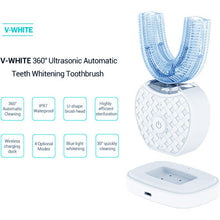 Electric Toothbrush,Automatic Toothbrush,U-Shape Sonic Toothbrush Teeth Whitening Kit,white