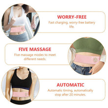 Electric Waist Slimming Belt Ems Weight Lose Massager Abdominal Fat Burning Belt