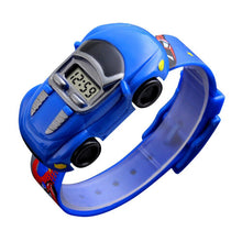 Electronic Wristwatch Innovative Car Shape