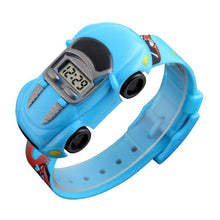 Electronic Wristwatch Innovative Car Shape