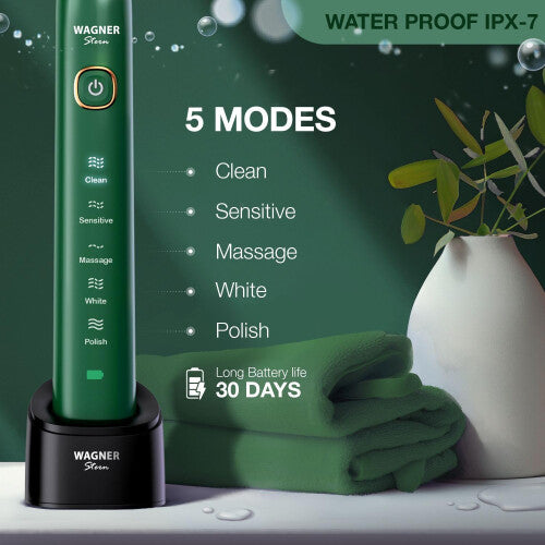 Emerald Edition Ultrasonic Whitening Electric Toothbrush