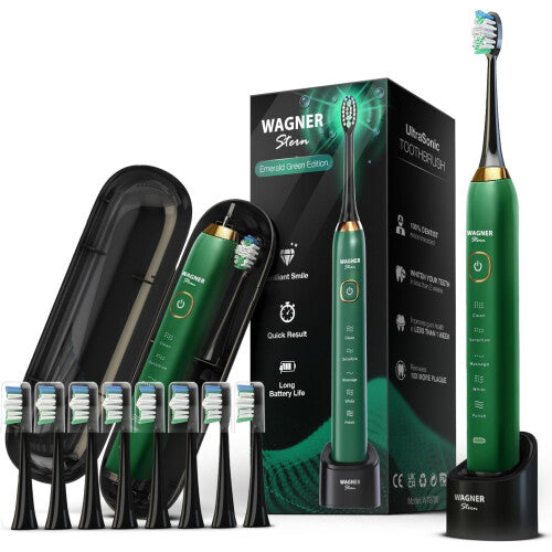 Emerald Edition Ultrasonic Whitening Electric Toothbrush