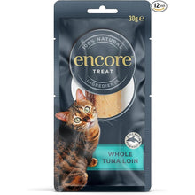 Encore 100% Natural Cat Treats, Whole Tuna Loin Cat Snack, 30g (Pack of 12)