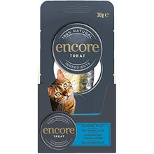 Encore 100% Natural Wet Cat Food, Pouch Treat, Mackerel Fillet Loin, 30g (Pack of 12)