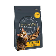 Encore Complete and Grain Free Adult Dry Cat Food, Chicken, 800 g (Pack of 3)