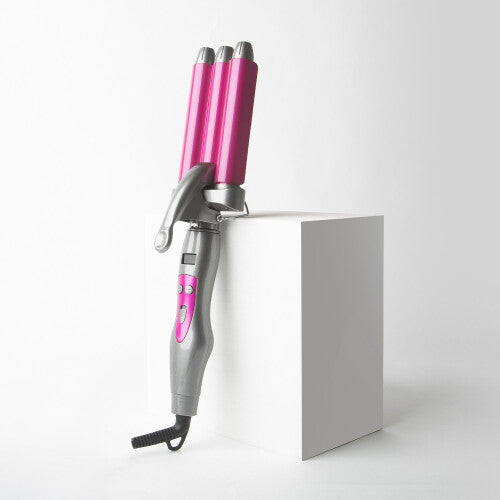 Envie 3 Barrel Hair Waver Curling Tongs with Multiple Heat Settings