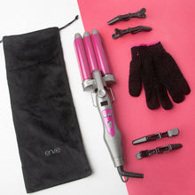 Envie 3 Barrel Hair Waver Curling Tongs with Multiple Heat Settings