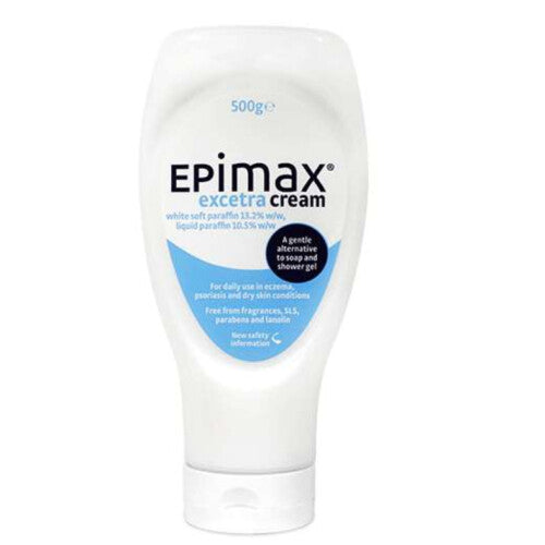 Epimax Excetra Emollient Cream 500g for Eczema and Psoriasis