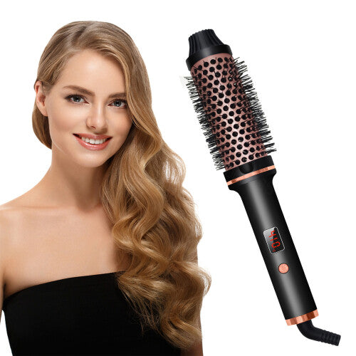 (EU) Negative Ion Single Thermal Brush 1.5 Inch - LED Display