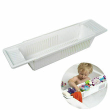 Extendable Plastic Over Deep Bathtub Caddy Rack