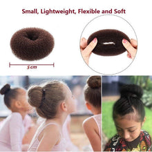 Extra Small Hair Bun Maker for Kids  6 PCS Chignon Hair Donut Sock Bun