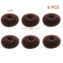 Extra Small Hair Bun Maker for Kids  6 PCS Chignon Hair Donut Sock Bun