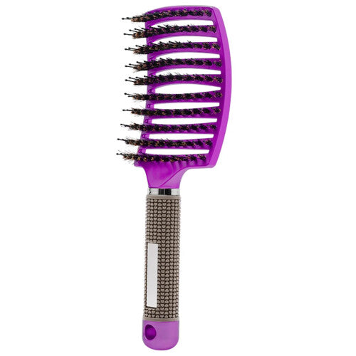 (F) Hair Comb Detangling Brush Bristle Nylon Women Wet Massage Comb