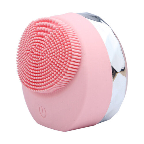 Facial Cleansing Brush, Jade -Silicone Electric Face Brush Waterproof, For All Skin Types (Battery Type)