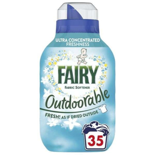 Fairy Outdoorable Non-Bio Fabric Conditioner, 35 Wash, 490ml (Pack of 3)