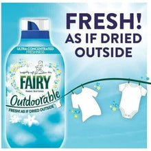 Fairy Outdoorable Non-Bio Fabric Conditioner, 35 Wash, 490ml (Pack of 3)