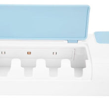 Fdit Ultraviolet Toothbrush Cleaner Blue and White Toothbrush Box UV Cleaning Toothbrush Holder