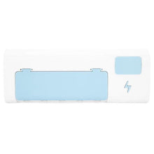 Fdit Ultraviolet Toothbrush Cleaner Blue and White Toothbrush Box UV Cleaning Toothbrush Holder