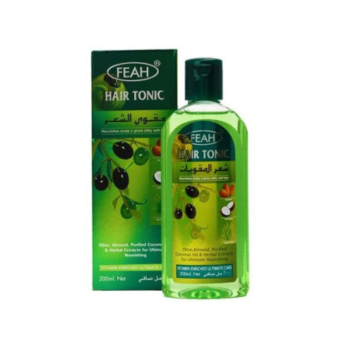 Feah Nourishing Hair Tonic With Olive, Almond, Herbal Extracts, 200Ml