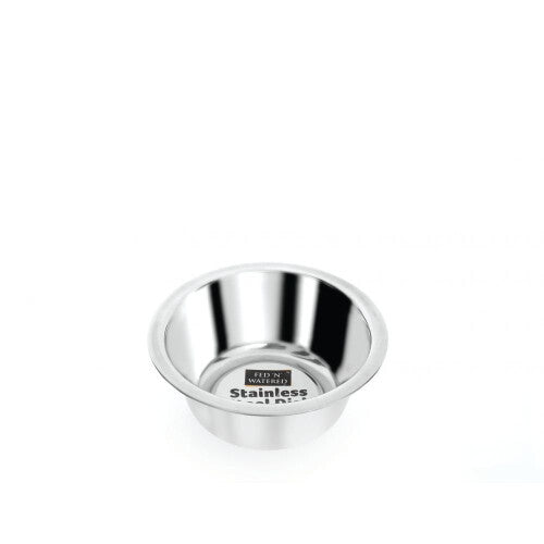 Fed 'n' Watered Stainless Steel Standard Feeding Bowl (28cm)