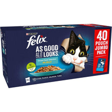 Felix As Good As It Looks Ocean Feasts Cat Food 100 g (Pack of 40)