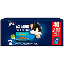 Felix As Good As It Looks Ocean Feasts Cat Food 40x100g