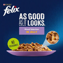 FELIX As Good As it Looks Senior 7+ Mixed in Jelly Wet Cat Food 40x100g