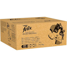 Felix Doubly Delicious Meat Cat Food 120x100g