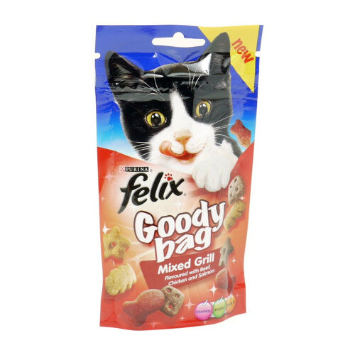 Felix Goody Bag Mixed Grill 60g (Pack of 8)