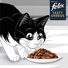 FELIX TASTY SHREDS Mixed Selection in Gravy, Blue, 40 pouches